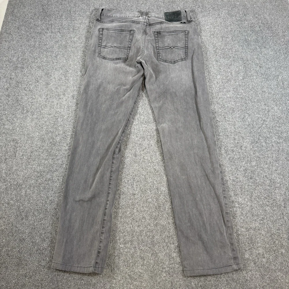 Lucky Brand Jeans Mens 30x34 (Fits 30x31) Gray 221 Original Straight Stretch‎